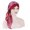 Wine Red, variant on SPRING PARK Womens Cross Turban Hat Trendy Polyester Scarf Scarves Chiffon Print Design