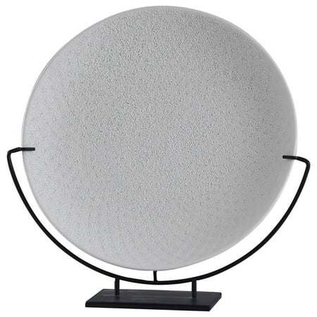 

Harp And Finial Rafina Ceramic Charger With Cream And Black Finish HFA75855DS