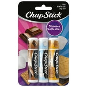 ChapStick S'mores Collection Flavored Lip Balm, Multi-Flavored, 0.15 Oz, 3 Pack