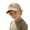 Khaki, variant on Toddler Baseball Hat Sun Hat Print Pattern Golf Toddler Hat Youth Flat Brim Adjustable Cute Caps Beach Holiday Cap Coffee One Size