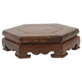 thumbnail image 2 of Kesenlong Decorative Base 1Pc Wooden Storage Base Decorative Flowerpot Base Artware Holder Pedestal, 2 of 9
