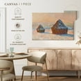 thumbnail image 5 of Elephant Stock Wheatstacks Snow Effect Morning 1891 Wall Art - Horizontal Canvas Wall Art - Living Room Wall Decor - Nature Canvas - Gray And Blue Decor By Claude Monet - 24" x 16", 5 of 7