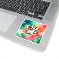 thumbnail image 3 of Funny Watercolor Adorable Miniature American Shepherd Peeking Through Torn Paper Effect Vinyl Sticker MAS Dog Lover Gifts Waterproof Decal Art Decor - 00026, 3 of 5