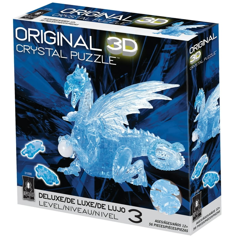 Dragon Original 3D Crystal Puzzle from BePuzzled, Ages 12 and Up