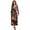 Hippie Flower, variant on FKELYI Purple Forest Print Womens Long Sleeve Fall Dress V Neck Casual Maxi Dress with Pockets Soft A-Line Flowy Tiered Waist Dresses for Ladies, S