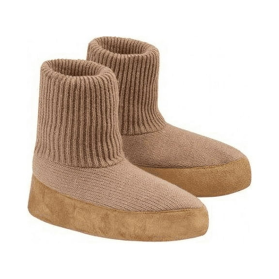 Jumbl Cardigan Warm Comfortable Slipper Sock, Ladies X-Large