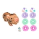 thumbnail image 1 of Miniatura de cerdito reborn de silicona, mini cerdito de silicona, muñeco de cerdito adorable E, 1 of 8
