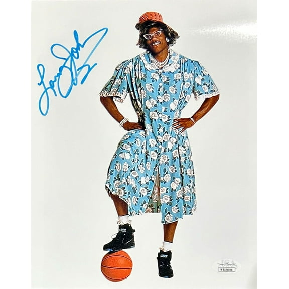 Larry Johnson Signed Autographed 8x10 Photo JSA Authenticated Grandmama Hornets