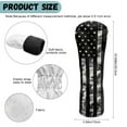 thumbnail image 6 of Yuyamidu Black American Flag Golf Club Head Cover Waterproof PU Leather Golf Head Covers Camo Golf Headcovers for Hybrid 3 Wood 5 Wood Driver, 6 of 8