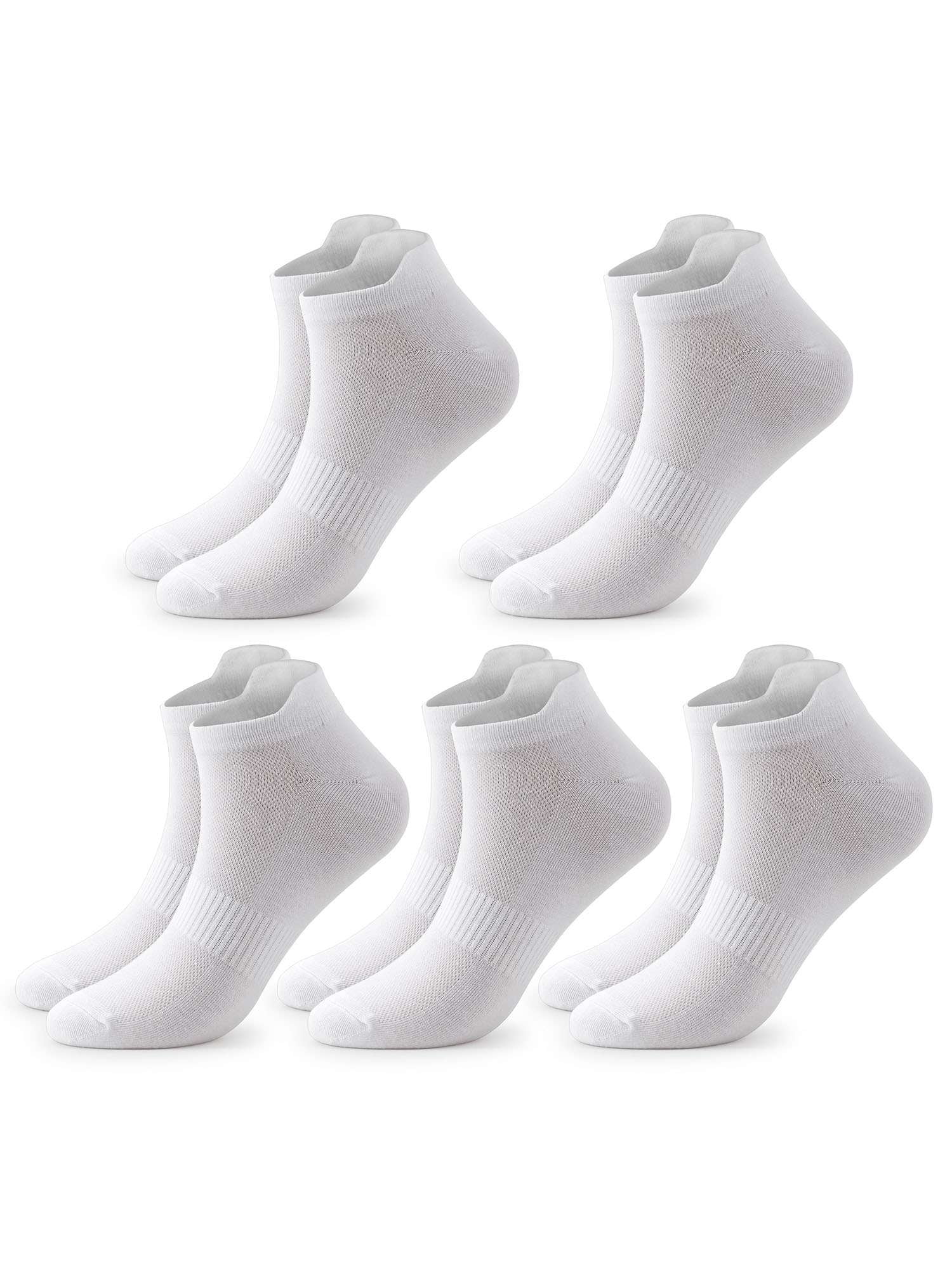 BadPiggies 5 Pairs Women's Ankle Socks Thin Soft Athletic Low Cut