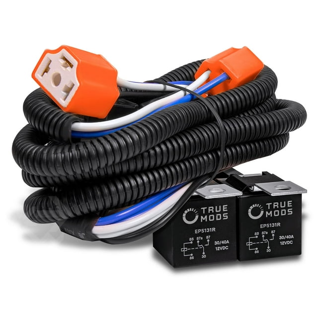 Arnés de cableado True Mods H6054 H4 LED, faro universal