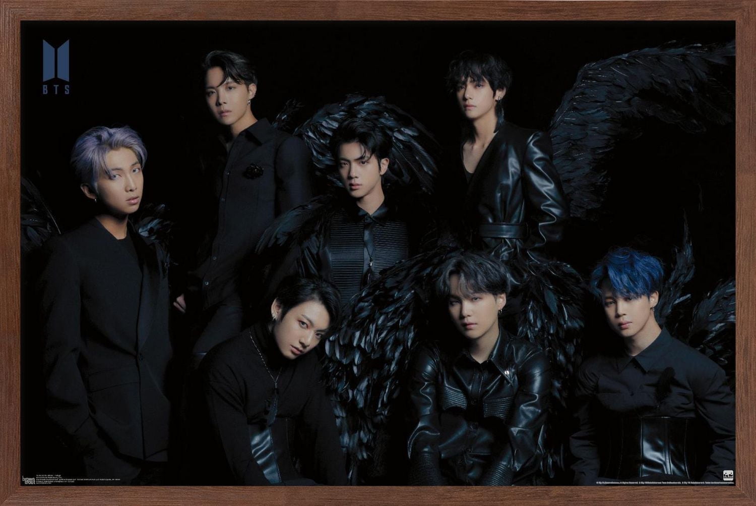 BTS - MOS7 - Wings Wall Poster, 14.725" x 22.375" Framed