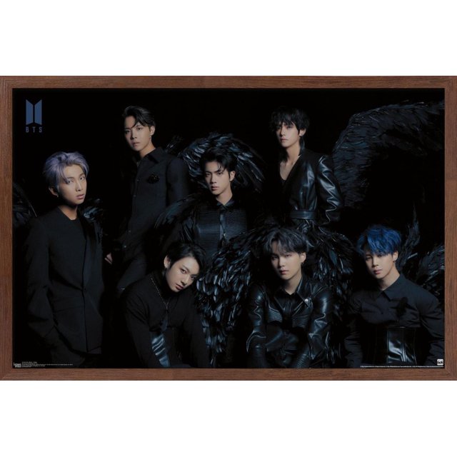 BTS - MOS7 - Wings Wall Poster, 14.725" x 22.375" Framed