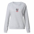 thumbnail image 3 of Gibobby Sudaderas para mujer Suéter de manga larga con cuello redondo y estampado navideño para mujer(Gris,CH), 3 of 4
