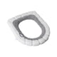 thumbnail image 2 of Funda de inodoro suave, más gruesa y cálida con tela de fibra lavable, reutilizable y de fácil instalación para una limpieza fácil, cómoda mejora del baño para uso doméstico, 1 unidad, 2 of 7