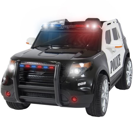 Best Choice Products Kids 12V Electric Police Ride-On SUV with RC, Lights/Sounds, AUX, (Best Value Electric Bike)