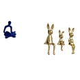 thumbnail image 1 of Figura de pensador abstracto,Estatua de pensador abstracto,decoración para el hogar,Escultura de figura,Estatua sentada Figura Escultura Adorno,Estatuas de conejos en miniatura para, 1 of 8