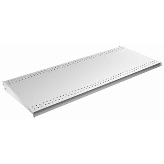 Deep Platinum Lozier Shelf Lozier Store Fixtures PLT 4 ft.x19 in Pack Of 2