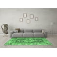 thumbnail image 3 of Ahgly Company Indoor Square Animal Emerald Green Traditional Area Rugs, 8' Square, 3 of 4