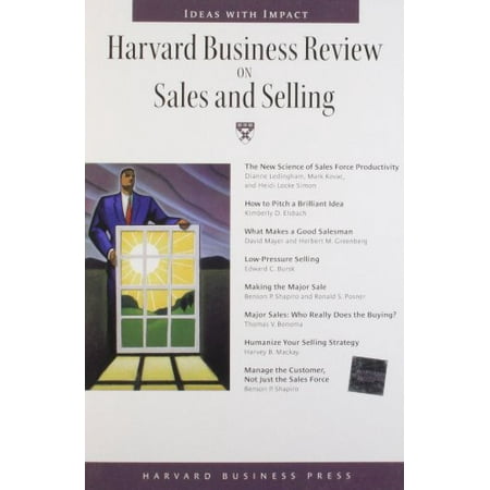Harvard Business Review on Sales and Selling Harvard Business Review Paperback Pre-Owned Paperback 1422145913 9781422145913 Harvard Business Press
