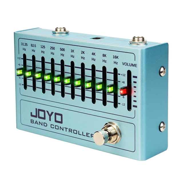 Pedal ecualizador JOYO EQ de 10 bandas para guitarra eléctrica R-12