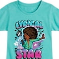 thumbnail image 3 of Karma's World - Lyrical Star Graffiti Style - Toddler & Youth Girls Short Sleeve Graphic T-Shirt, 3 of 5