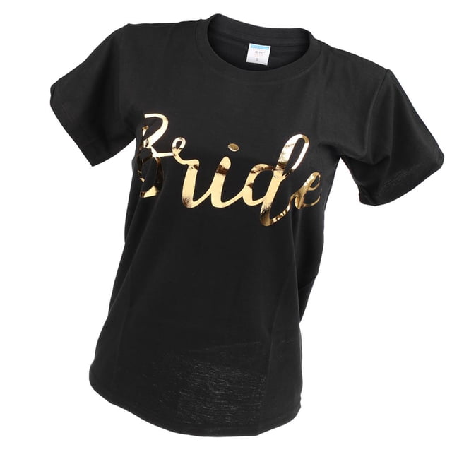 Camiseta de mujer con eslogan estampado, ideal como detalle para la novia en fiestas y despedidas de soltera. METRO