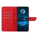 thumbnail image 2 of For Infinix Hot 50 Pro+ 4G Case Skin Touch Lines Imprinted PU Leather Flip Phone Cover - Green, 2 of 5