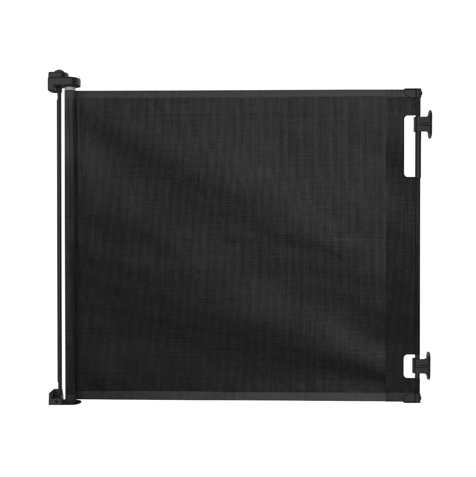 Perma Child Safety 71 in. Wide x 41 in. Tall Black Retractable Baby Gate