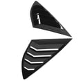 thumbnail image 4 of Side Window Vent Louvers,2pcs Gloss Black Rear Side Window Louver Side Window Louvers Trim Ultra Responsive, 4 of 14