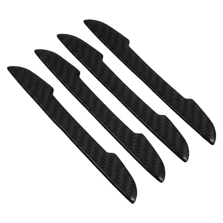 2mm Twill Woven Texture Door Edge Guard Paint Scratch Bumper Protector Anti Door slam Personalized Protective Pad Sticker Film for SUV Truck 4Pcs Universal Real Carbon Fiber