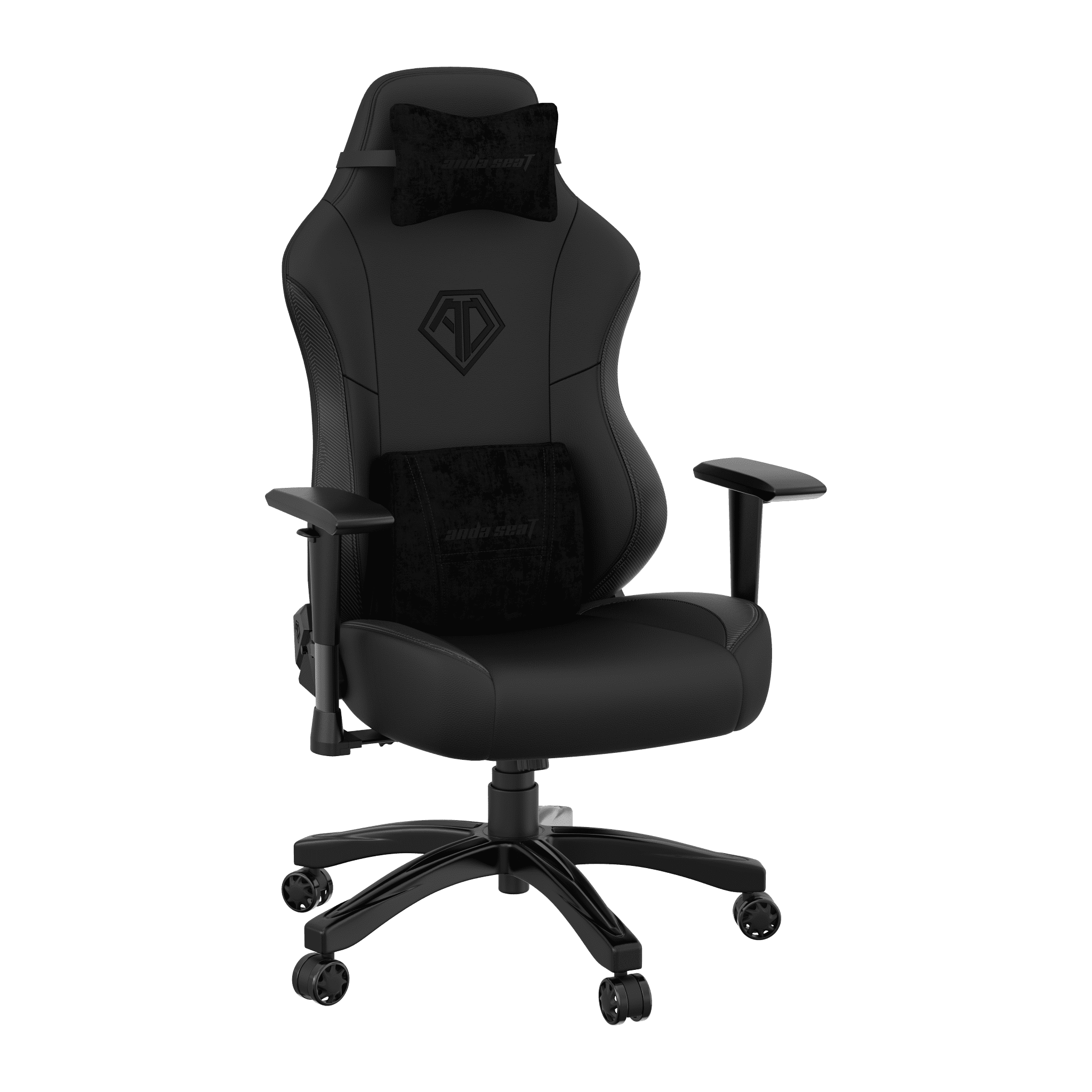andaseaT Phantom 3 Black PVC Leather PC & Racing Gaming Chair