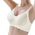 thumbnail image 3 of Yammkia Sports Bras for Women Racerback Sports Bras for Women Workout Bras for Women, Plus Size Sports Bra, Workout Tops for Women High Support (White,XL), 3 of 4
