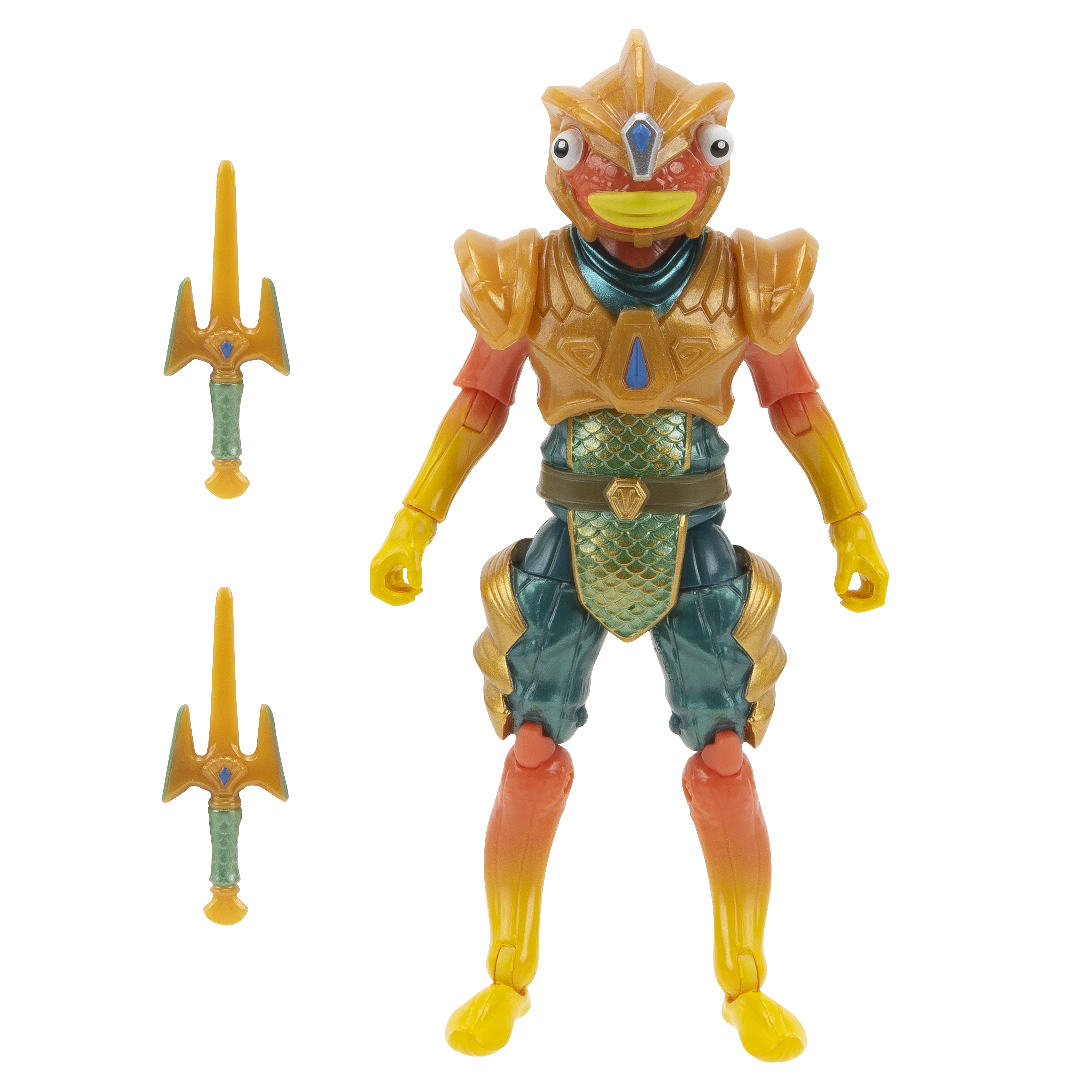 Fortnite Solo Mode - Atlantean Fishstick - 4-inch Highly Detailed Figure with Fish Sticks Harvesting Tool