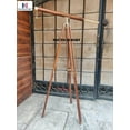 thumbnail image 2 of NauticalMart Floor Standing Brass 60", Brass/Leather Harbor Master Telescope, 2 of 2