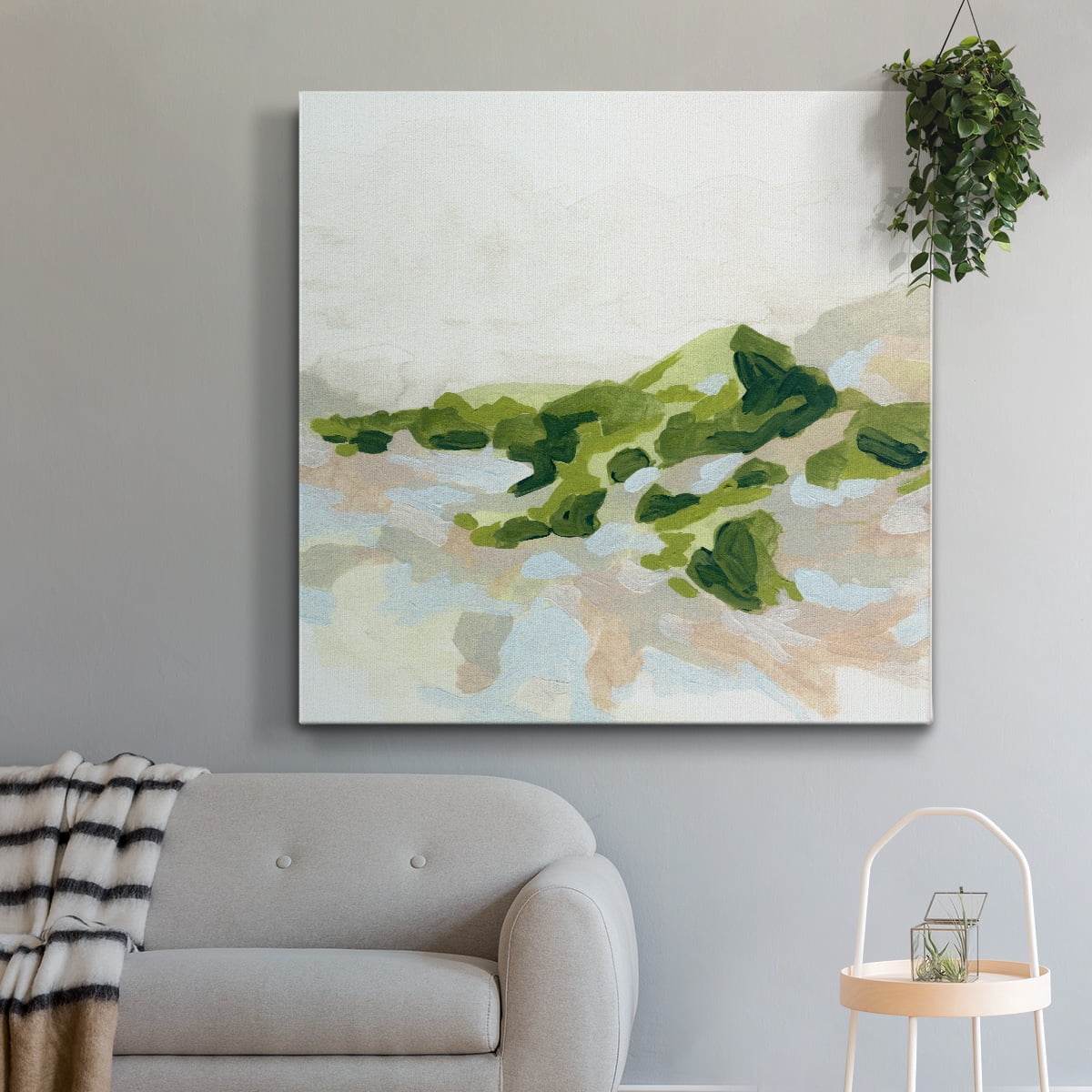 Wexford Home Emerald Hills II-Premium Gallery Wrapped Canvas, 32" x 32" - Ready to Hang
