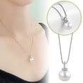 thumbnail image 3 of Exquisito collar de perlas de moda en línea de la Mujer de vacaciones Colgante de joyería, 3 of 7