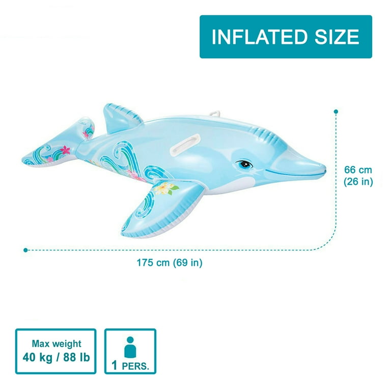 Inflatable Dolphin Pool Float