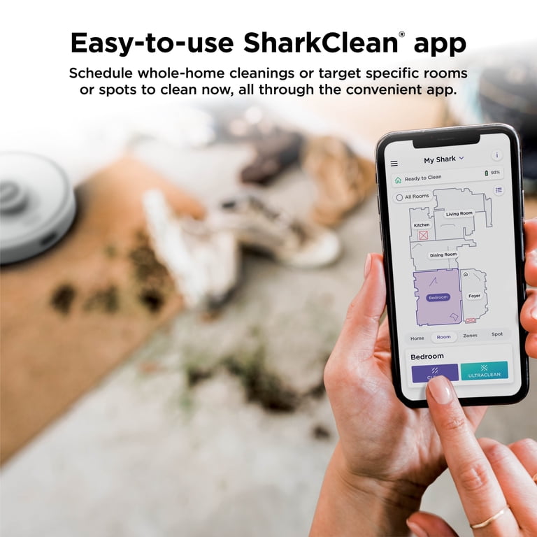 Shark AI Robot Vacuum with Ultra Self-Empty Base, Precision Home