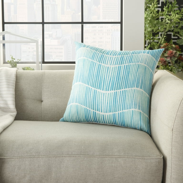 Nourison Outdoor Pillows Nature-inspired Green Decorative Throw Pillow , 18 Nourison Outdoor Pillows Nature-inspired Green Decorative Throw Pillow , 18