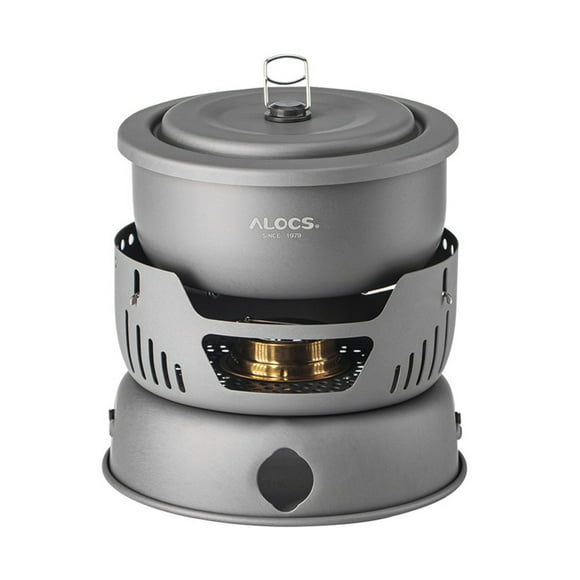 Camping Cookware Portable Camping Stove Outdoor Cooking Set for Backpacking Hiking Picnic BBQ