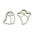 thumbnail image 2 of Oleegame 2PC Cookie Mold Small Cookie Cutter Set 2Pcs Devil Heart Cookie Cutter Halloween Cookie Cutters Pumpkin Cookie Cutter Metal Cookie Cutters White, 2 of 9