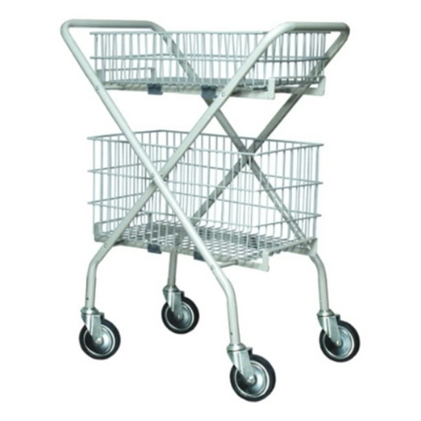 Versacart Folding Utility Cart Versacart Wire Basket, Medium 2 Each