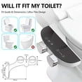 thumbnail image 3 of GOLDLEMON Non-Electric Bidet Attachment for Toilet, Ultra-Slim Bidet Toilet Seat with Dual Knobs for Precise Pressure Control, 3 Cleaning Modes: Feminine, Posterior & Self-Cleaning Nozzle, Brass, 3 of 9