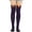 A1 E, variant on Halloween Skeleton Bone Thigh High Socks Women Spooky Over the Knee Stretch Stockings Black One Size