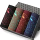 thumbnail image 3 of Lote de 4 calzoncillos tipo bóxer para hombre, ropa interior masculina de seda helada, suave, sexy, transpirable y cómoda, 3 of 5