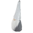 thumbnail image 7 of Northlight Standing Christmas Gnome with Flip Sequin Hat - 14" - Silver and Gray, 7 of 7