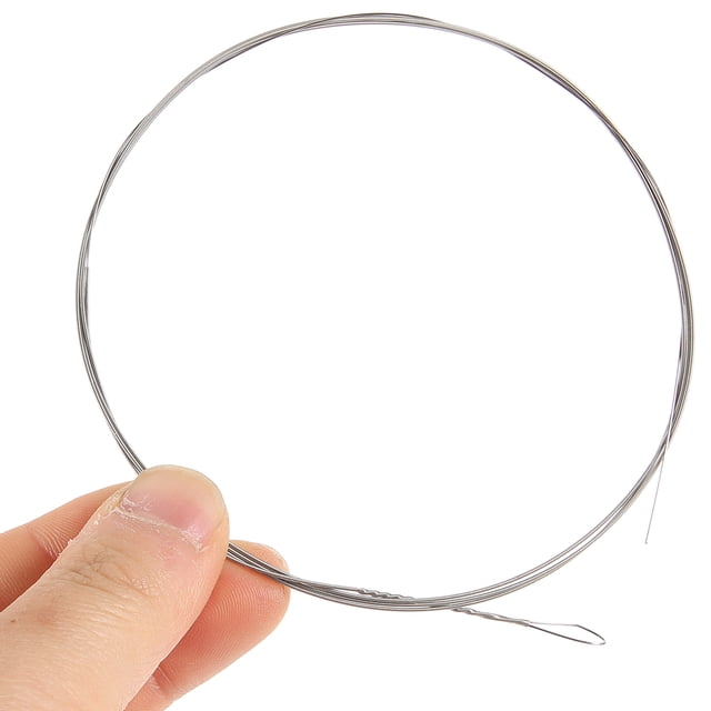 Phenofice 2Pcs Dulcimer String Steel Replacement Plated Silver String for Instrument with Clear Full Sound