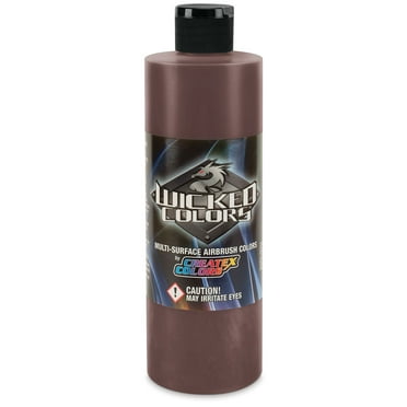 Createx Wicked Colors Airbrush Color - 16 oz, Detail Burnt Umber