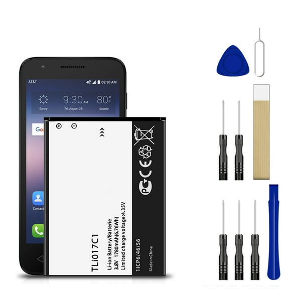 Replacement Battery TLi017C1 TLiO17C1 For Cricket Alcatel Streak 4060O Tool